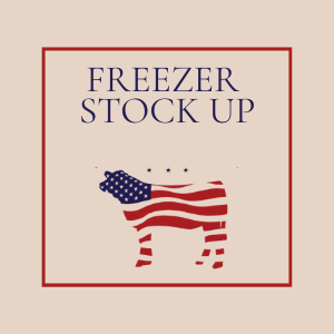 Freezer Stock Up